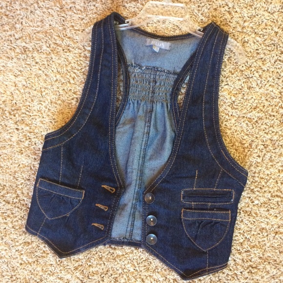 Jackets \u0026 Coats | Denim Mini Vest 